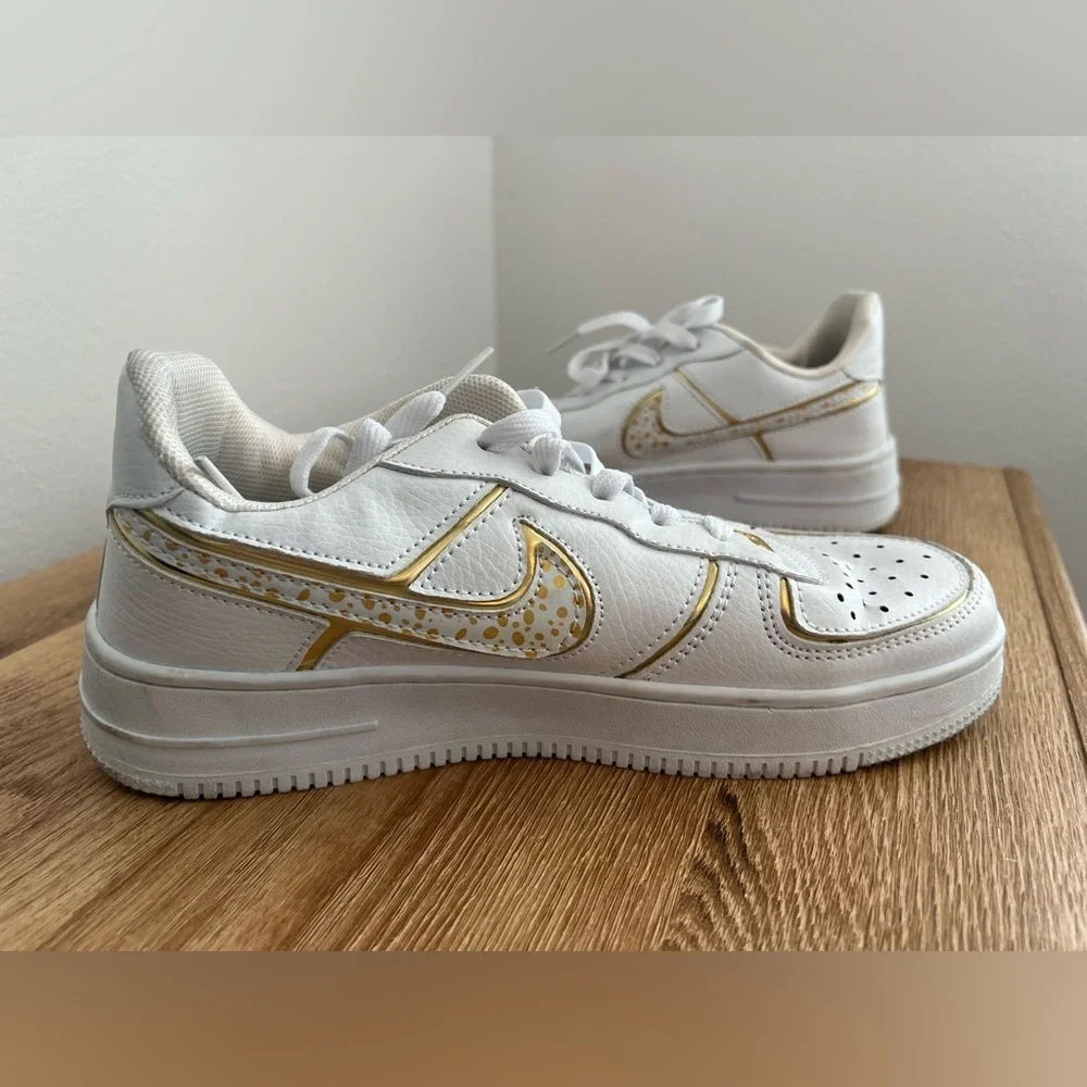Nike Air Force 1 By Cristiano Ronaldo CR7 Nike ID Gold Size 7